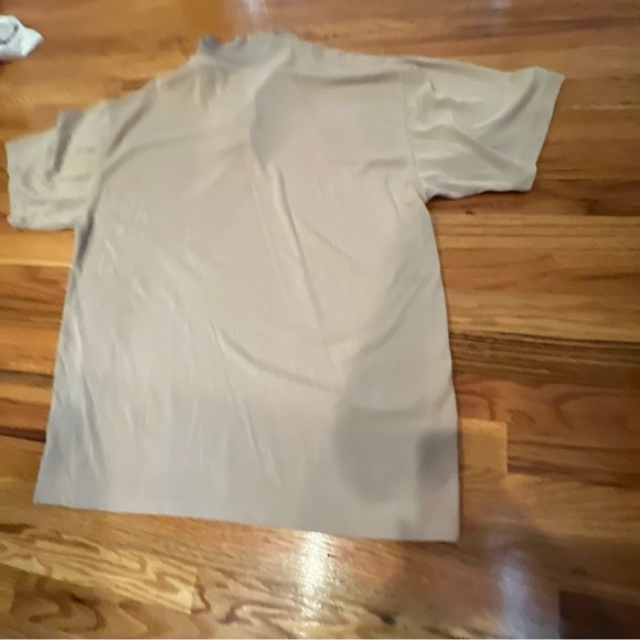 Pierre Cardin Polo Shirt Men's Size Medium Golf Tan XL VINTAGE 90s - Picture 8 of 8